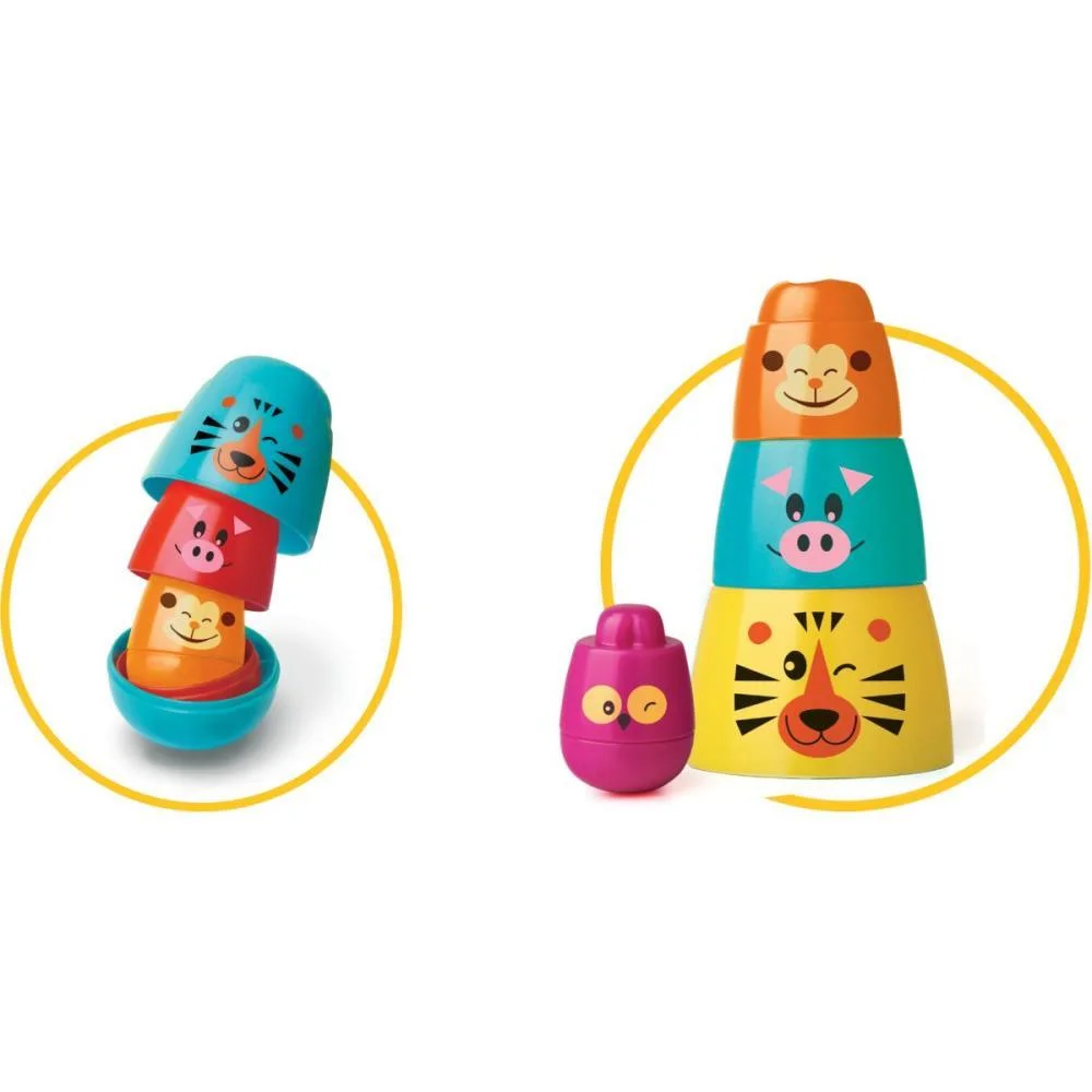 Brinquedo Para Bebe Matrioska Bichitos Elka - imagem 3