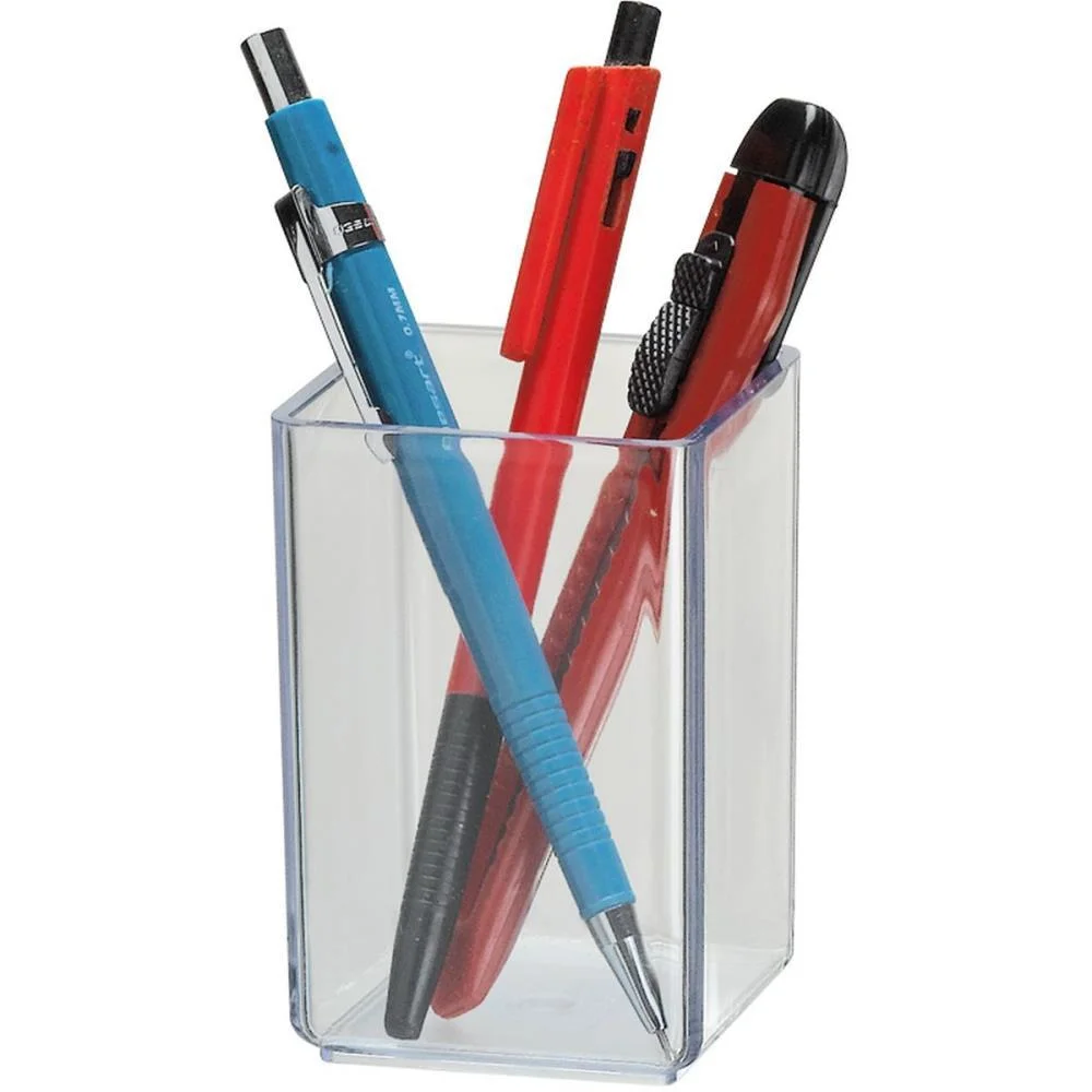 Acessorio Para Mesa Porta Lapis Acrilico Cristal Acrimet - imagem 2