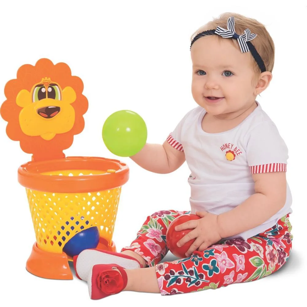 Brinquedo Para Bebe Basket Ball Baby Merco Toys - imagem 6
