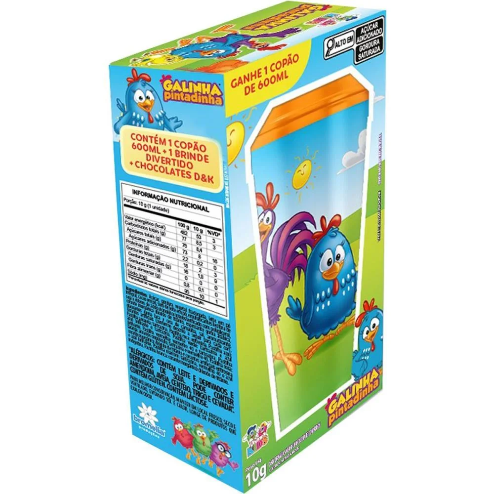 Doce Copao Galinha P. C/Surpr 600Ml Divino Kids - imagem 6