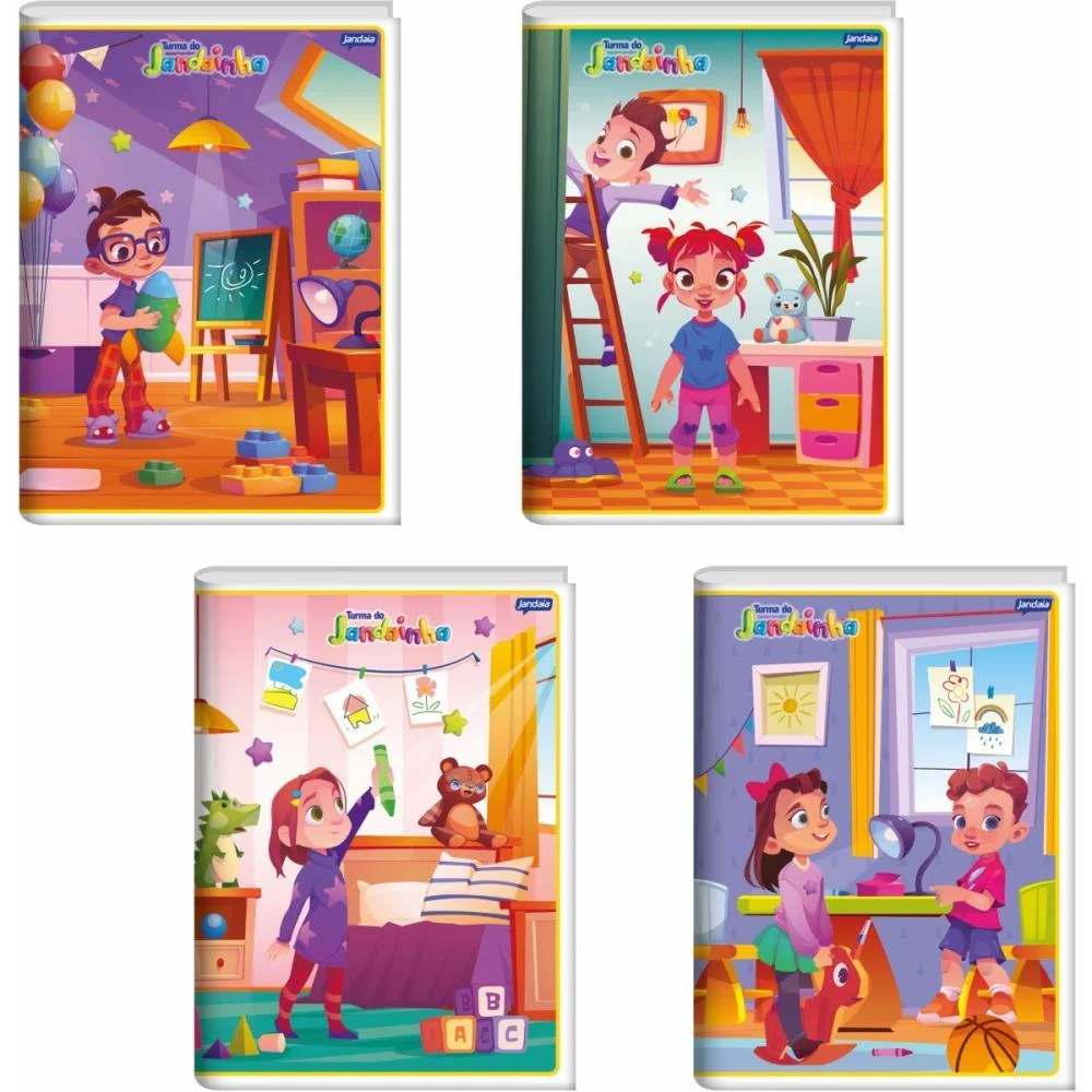 Caderno Brochura Pequeno Jandainha 48 Folhas Jandaia (Pct.c/20) - imagem 2