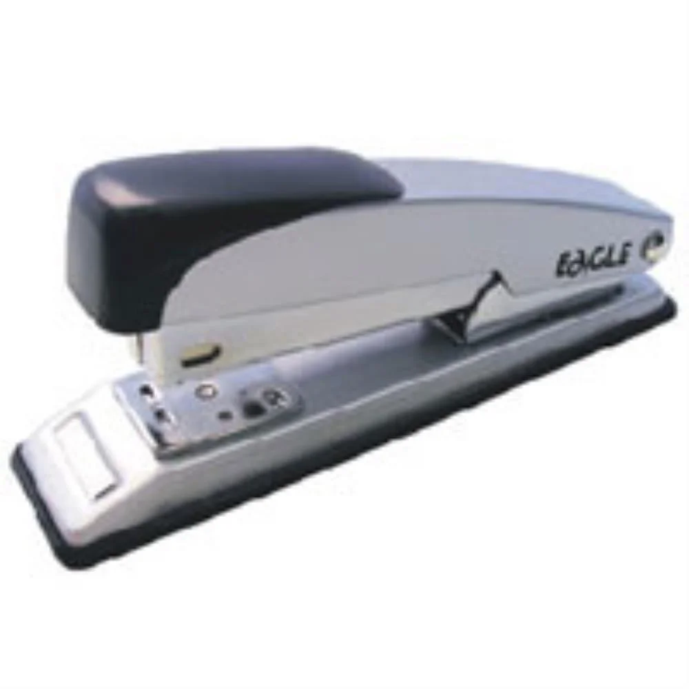 Grampeador Metal Eagle 204 P/20F.26/6 Pr/Cinza Sertic - imagem 3