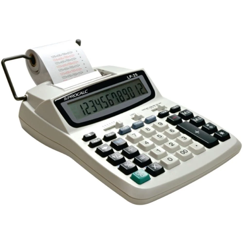 Calculadora De Impressao 12 Dig. Bob.58Mm/4Pilhas Biv Procalc - imagem 4