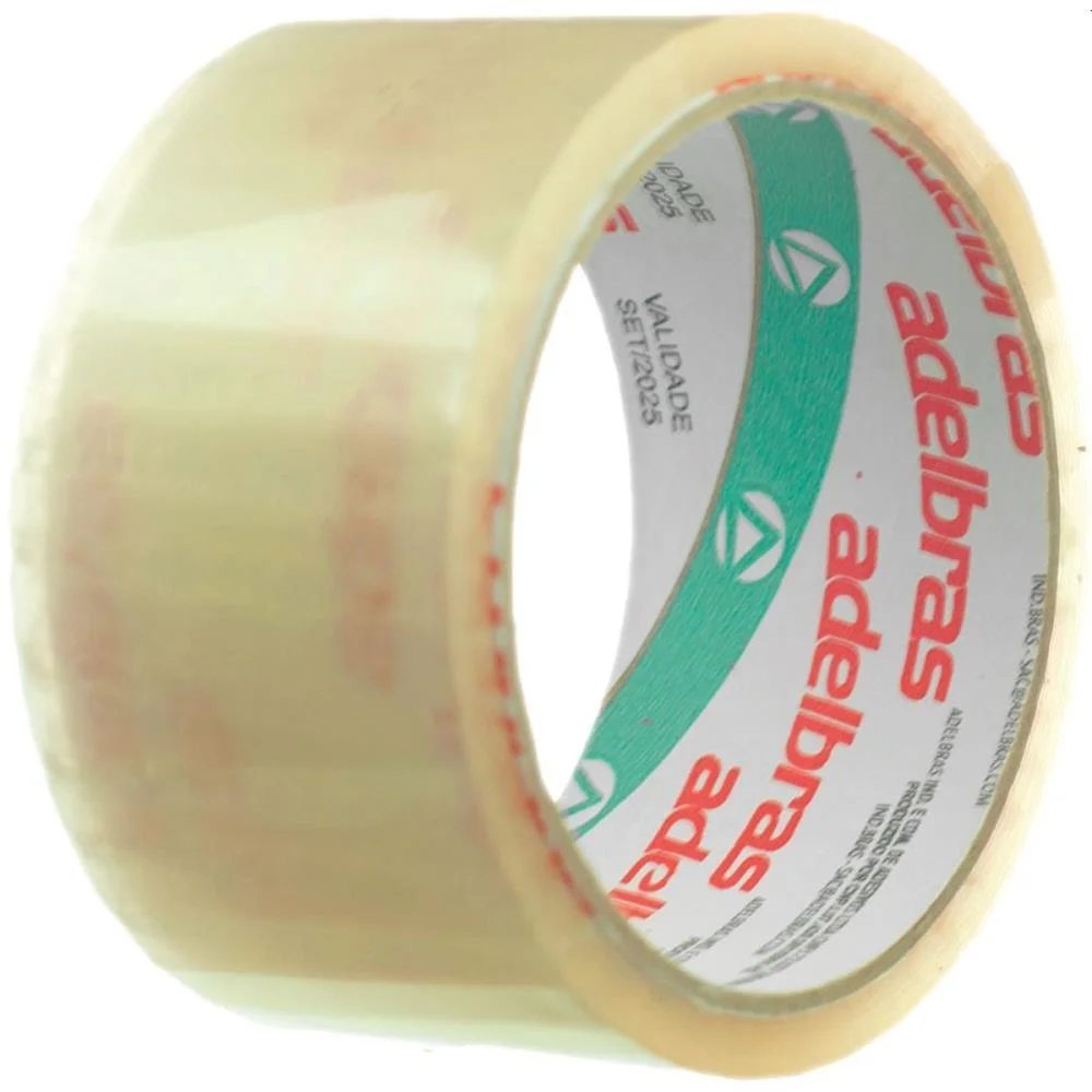 Fita Para Empacotamento Qualitape 48Mmx45M. Transparen Adelbras (Pct.c/04) - imagem 4