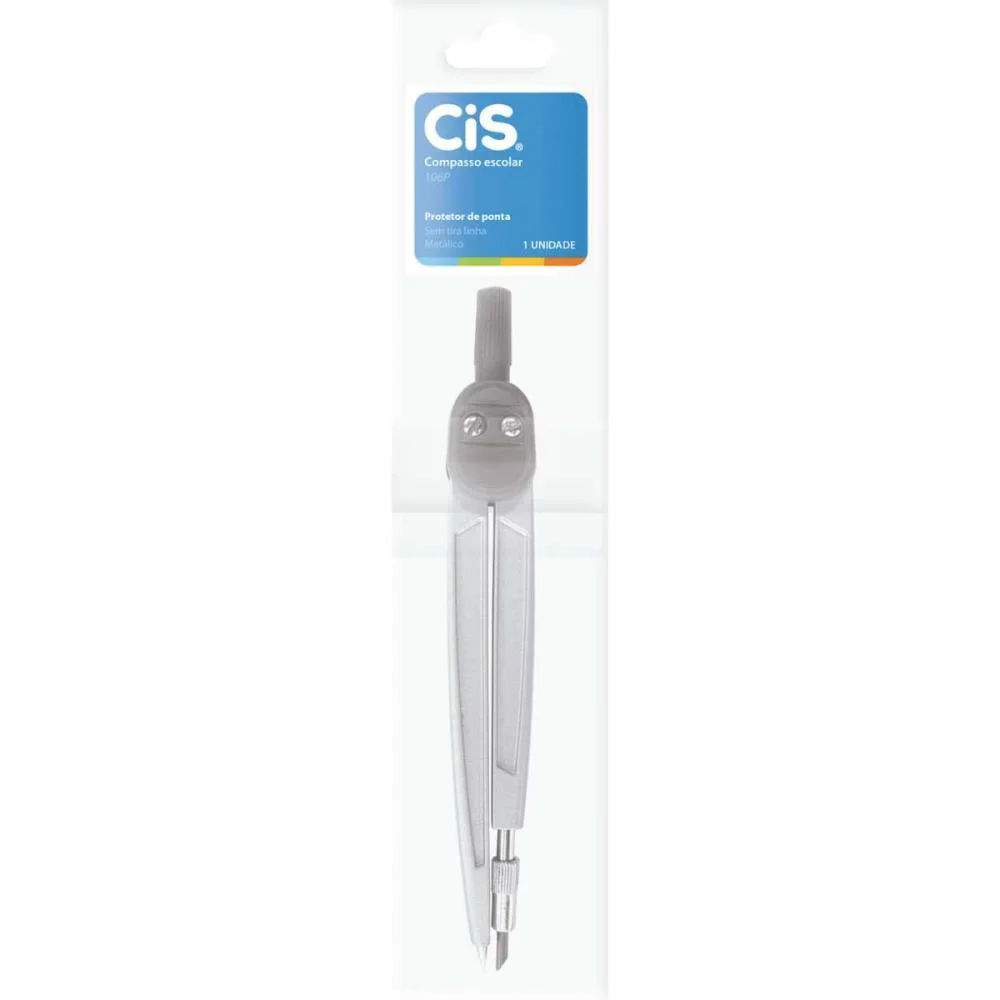 Compasso Cis-106 Escolar S/Tira Linha Sertic (Bl.c/01) - imagem 4