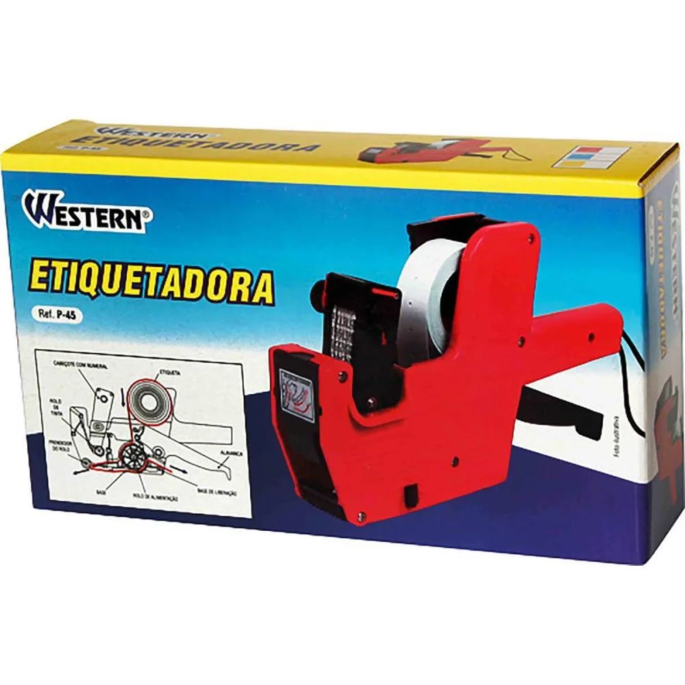 Etiquetadora Plast.c/Ajuste De Numero Media Western - imagem 4