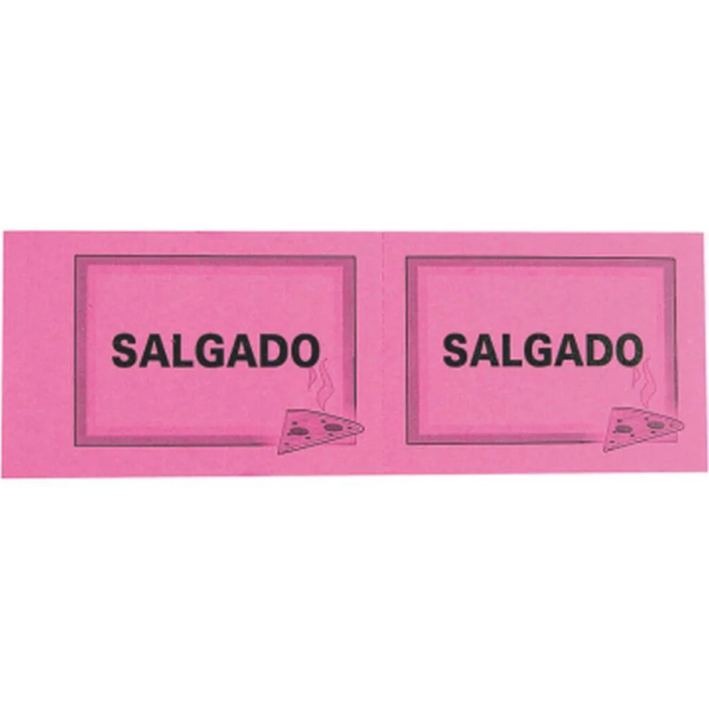 Impresso Talao Ficha Salgado 50X2 53Mmx152Mm Tamoio (Pct.c/10) - imagem 4