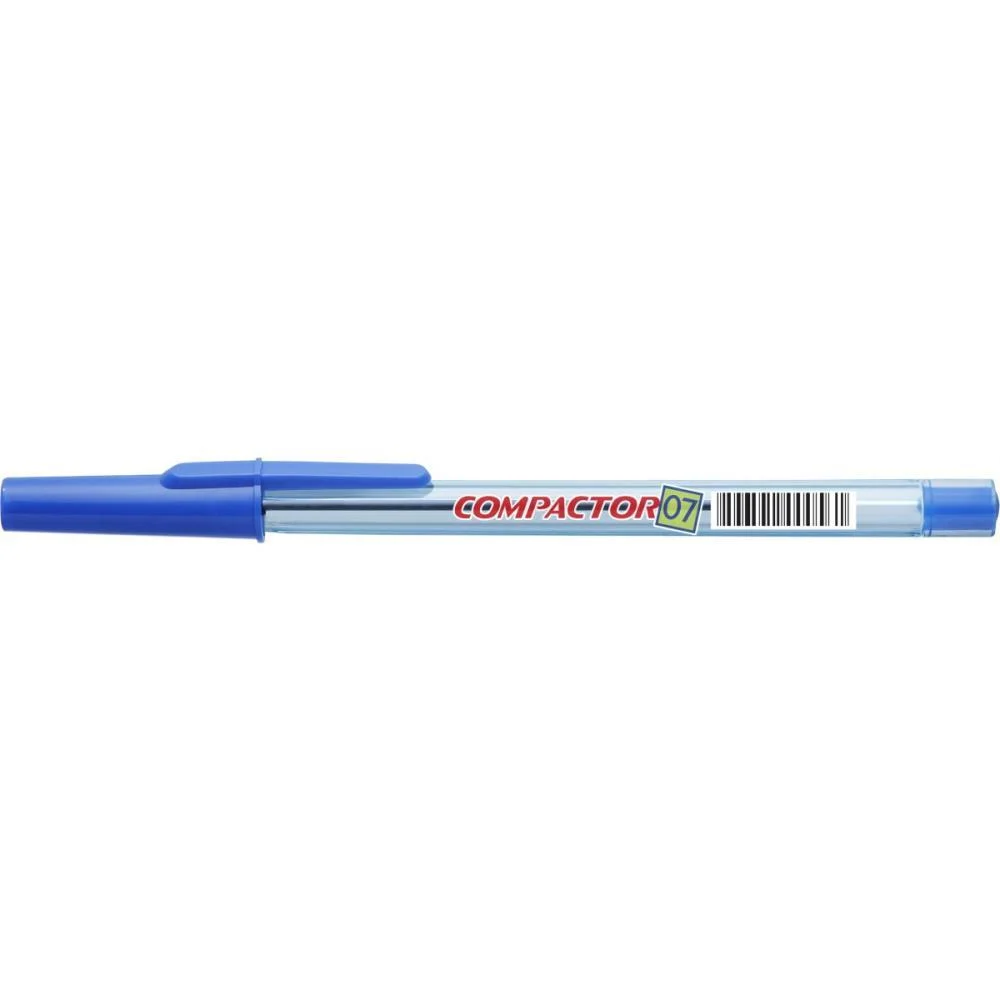 Caneta Esferografica 0,7Mm Fina Azul Compactor (Cx.c/100) - imagem 4