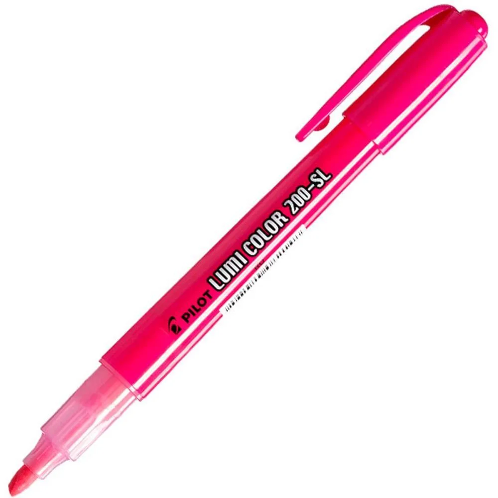 Caneta Marca Texto Lumicolor 200-Sl Rosa Pilot (Cx.c/12) - imagem 3
