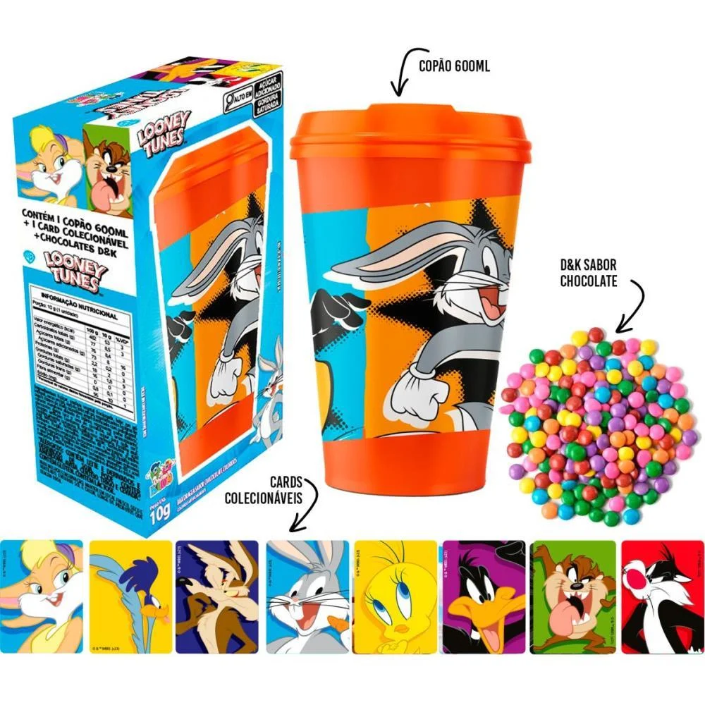 Doce Copao Looney Tunes C/Surp 600M Divino Kids - imagem 7