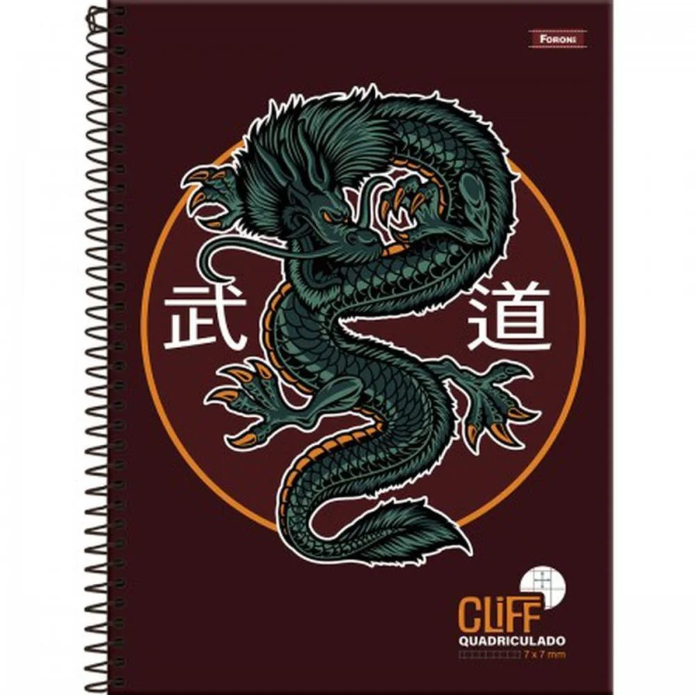 Caderno Espiral Pequeno Capa Dura Cliff Masculino 80Fls. Foroni (Pct.c/05) - imagem 10