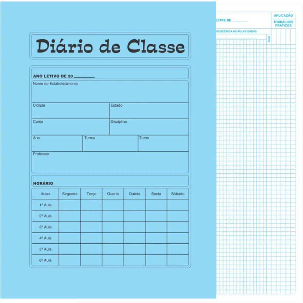 Diario De Classe Bimestral 8F 292X310Mm Tamoio (Pct.c/50) - imagem 3