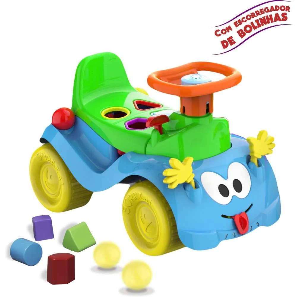 Veiculo Para Bebe Totokinha Bolinha Menino Cardoso Toys - imagem 3