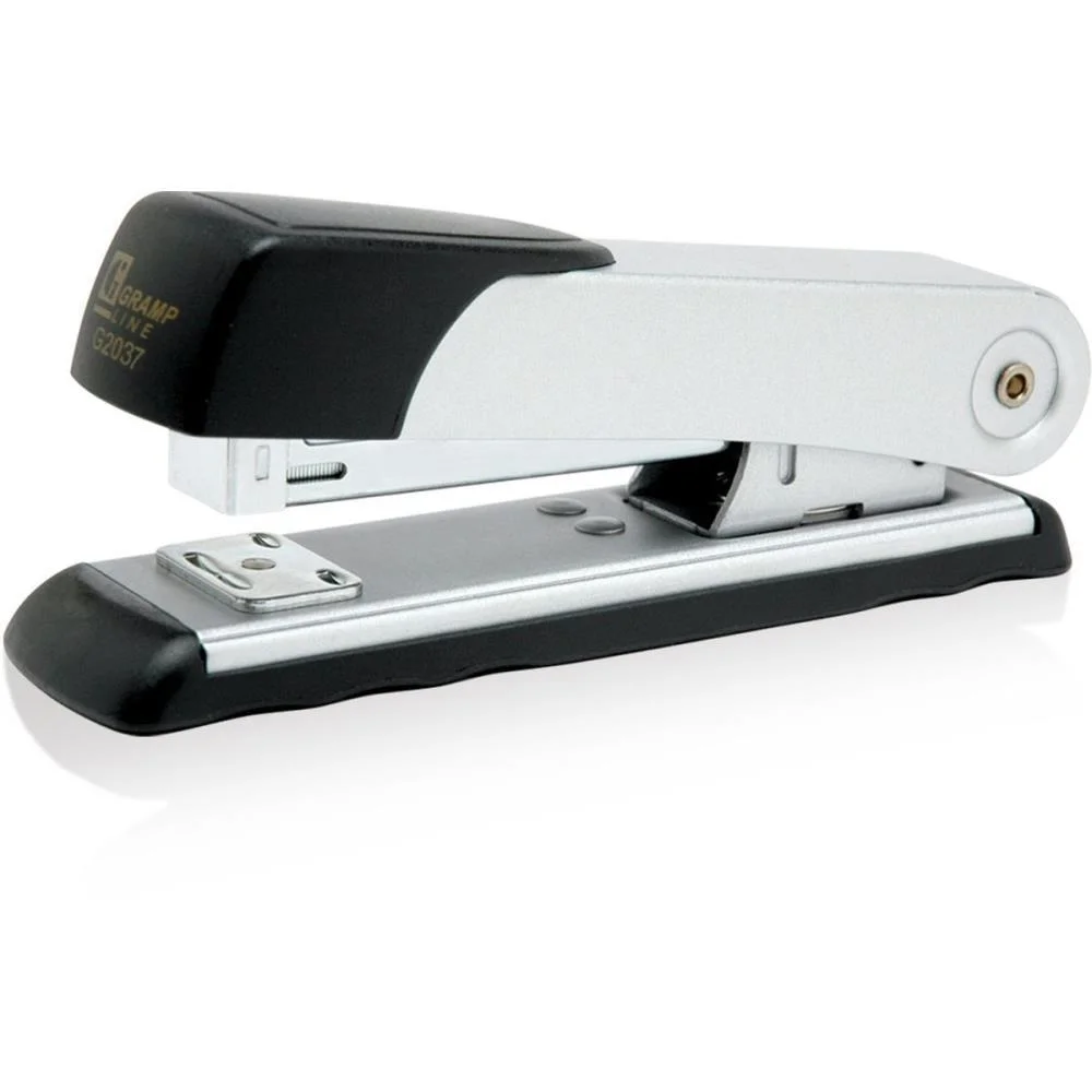 Grampeador Metal P/20Fls 26/6 G-2037 Prata Med Gramp Line - imagem 2
