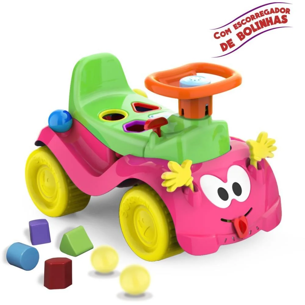 Veiculo Para Bebe Totokinha Bolinha Menina Cardoso Toys - imagem 4