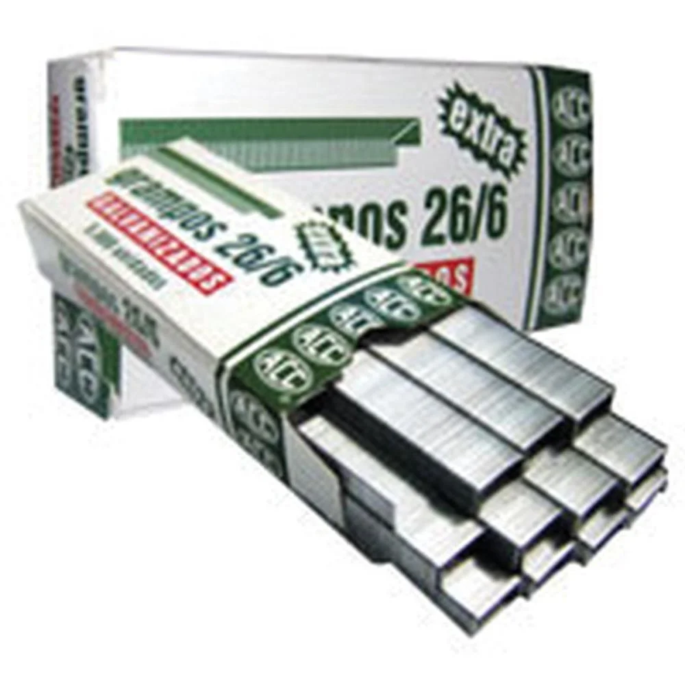 Grampo Para Grampeador 26/6 Galvanizado 5000 Extra Acc (Caixa) - imagem 2