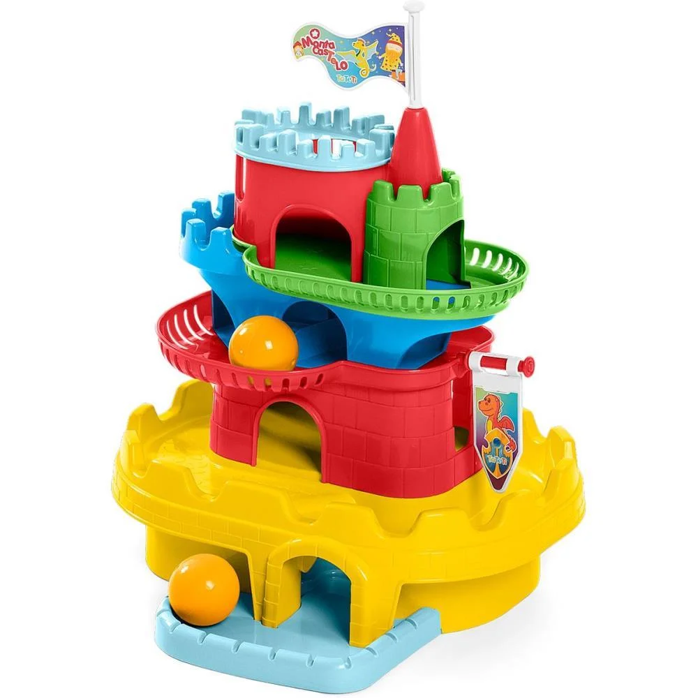 Brinquedo Educativo Monta Castelo C/ Blocos Tateti - imagem 4