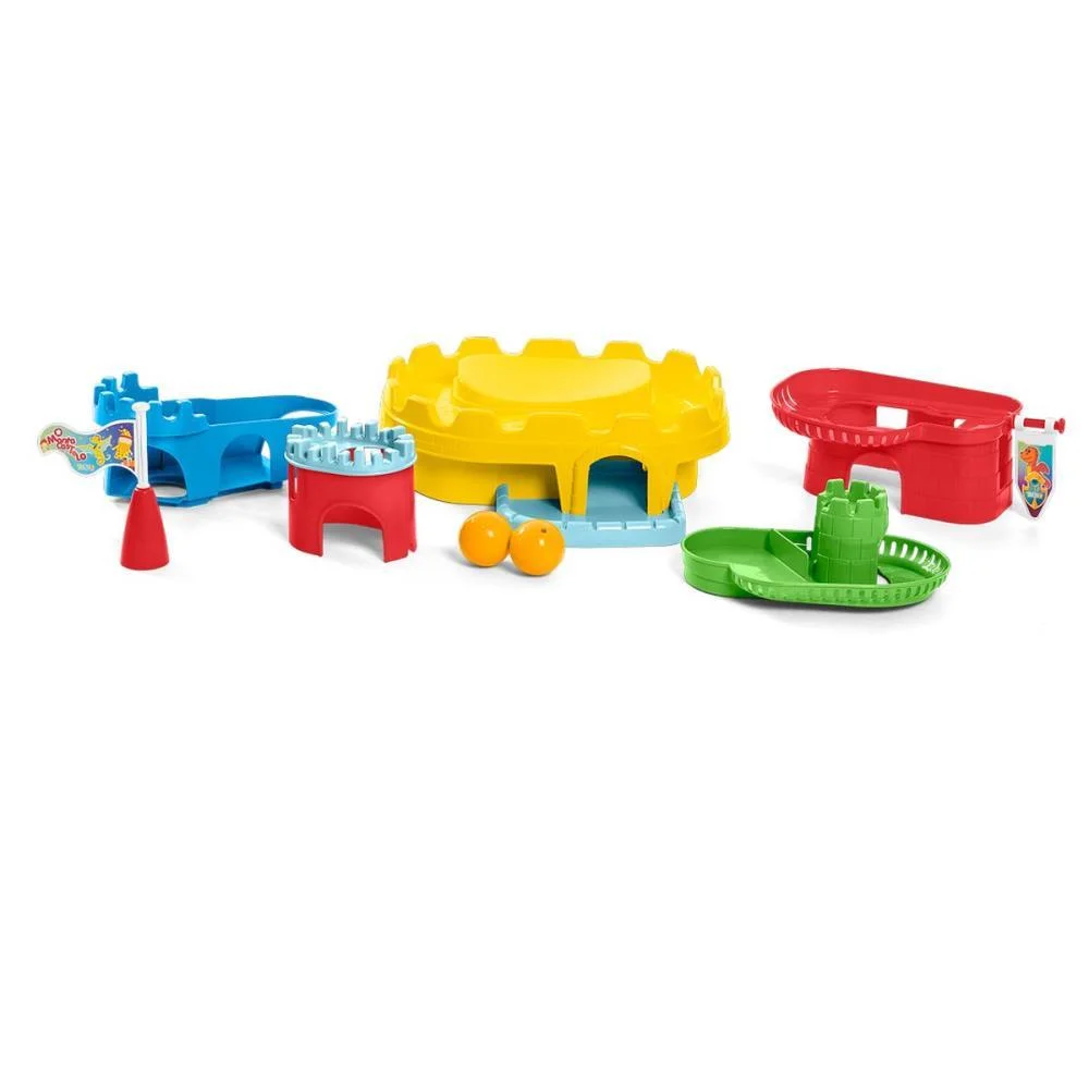 Brinquedo Educativo Monta Castelo C/ Blocos Tateti - imagem 8