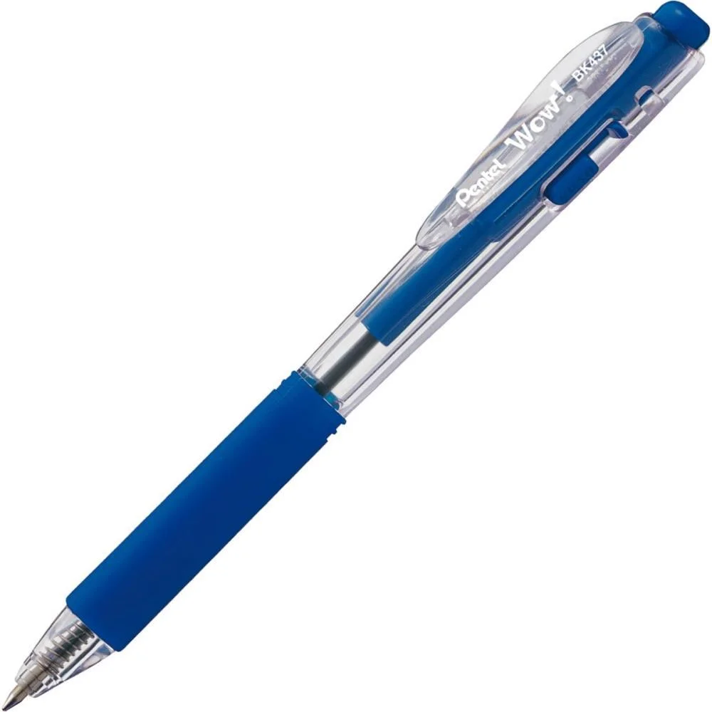 Caneta Esferografica Retratil Wow 0,7Mm Azul Pentel (Cx.c/12) - imagem 3