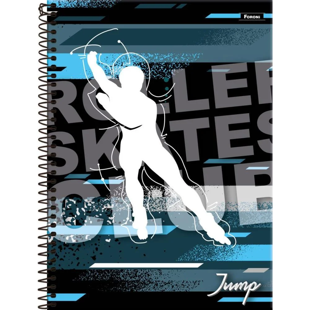 Caderno 10X1 Capa Dura Jump 200 Folhas Foroni (Pct.c/04) - imagem 7