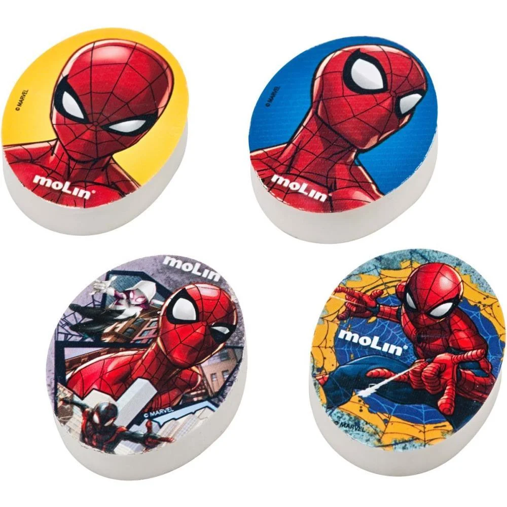 Borracha Decorada Spider Man 4 Modelos Molin (Cx.c/20) - imagem 3