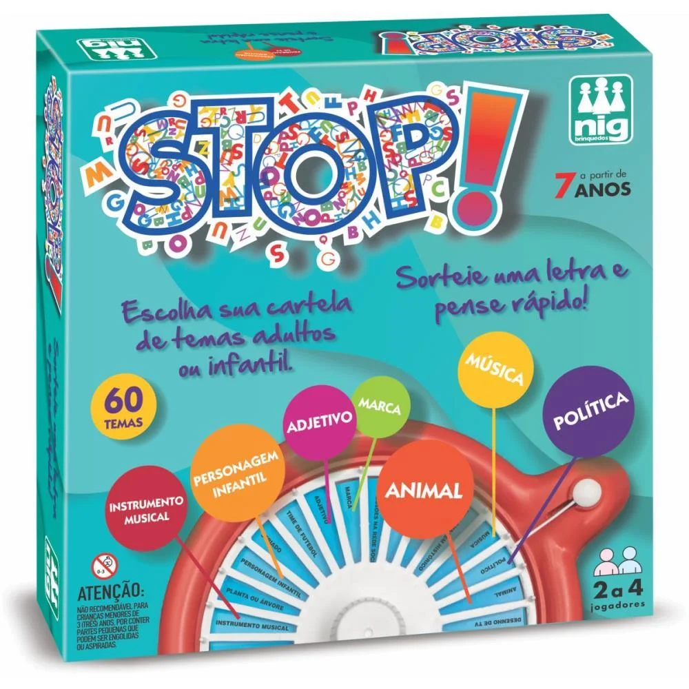 Jogo Diverso Stop Nig Brinquedos - imagem 2