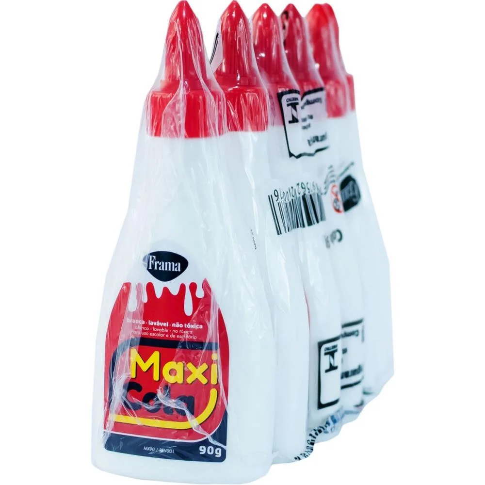 Cola Escolar Maxi Cola 90G Frama (Pct.c/06) - imagem 4