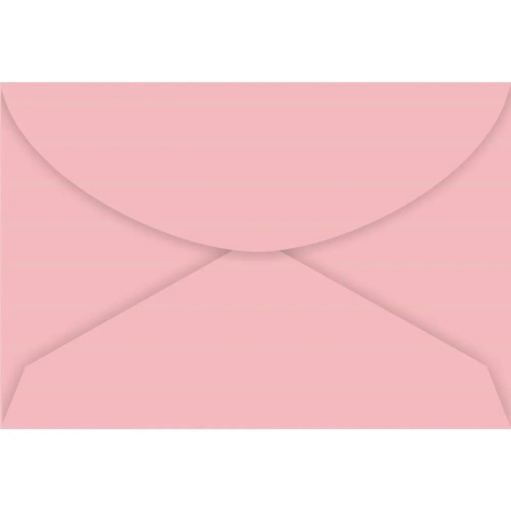 Envelope Colorido Visita Rosa Claro Color Plus 80G. Foroni (Cx.c/100) - imagem 2