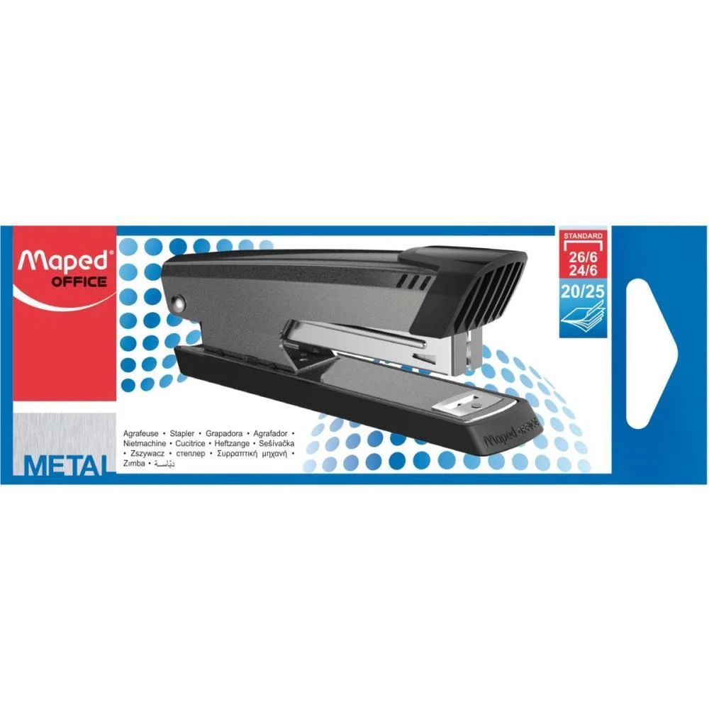 Grampeador Metal Master 1 Universal 26/6 E 24/6 Maped - imagem 5