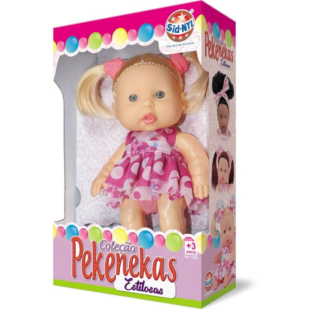 Boneca Pekenekas Estilosas 18,5 Sort. Sid-Nyl - imagem 4
