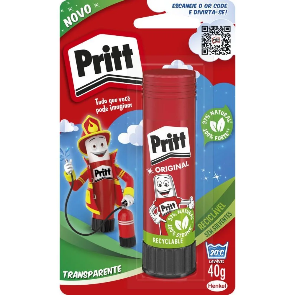 Cola Em Bastao Pritt 40 Gramas Henkel (Bl.c/01) - imagem 2