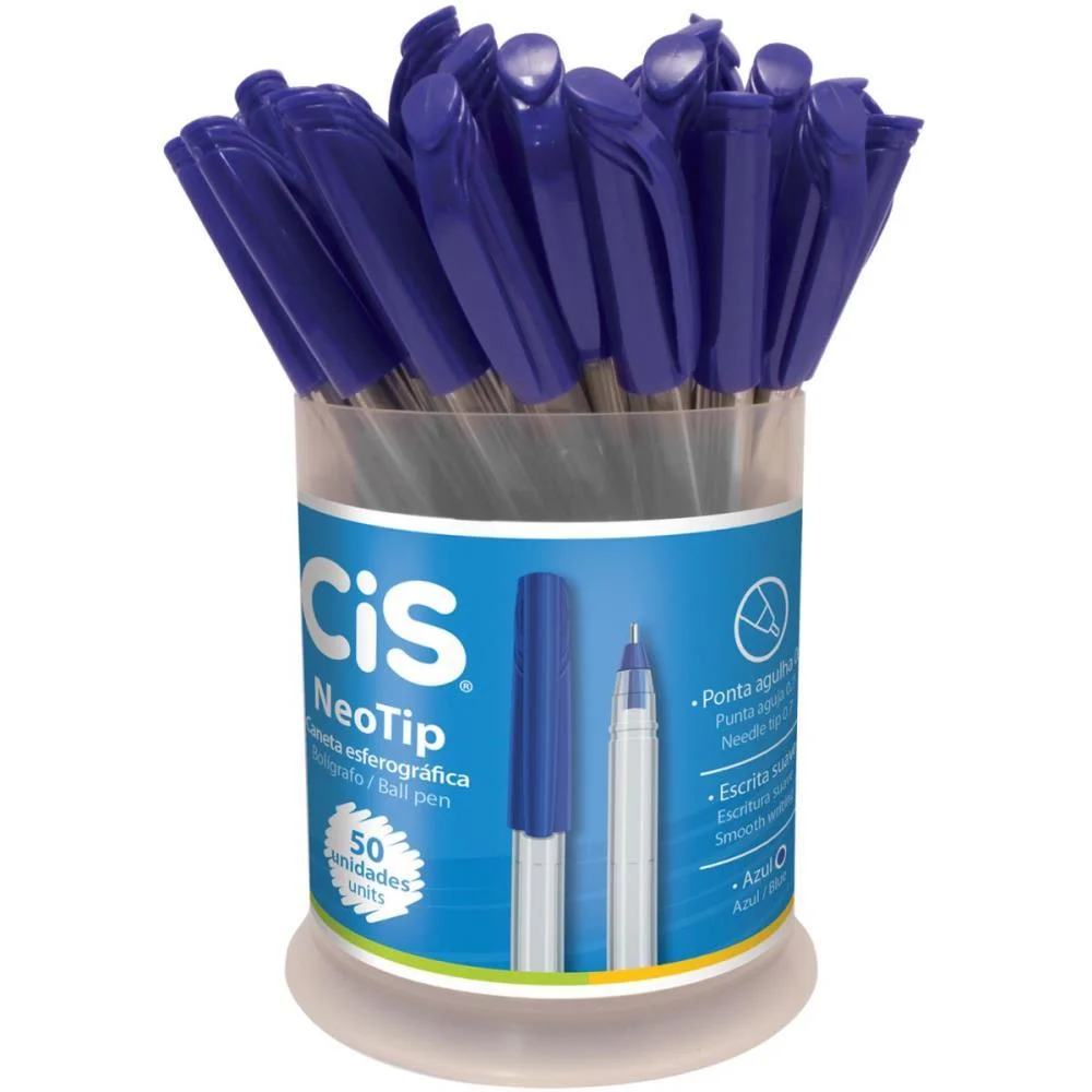 Caneta Esferografica Cis Neotip Azul 0.7Mm Sertic C/ 50 Unidades - imagem 3