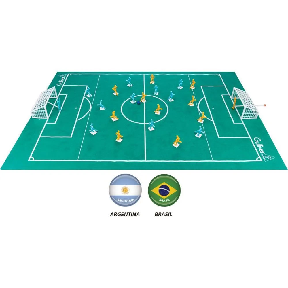 Futebol De Botao Clube Brasil X Argentina Gulliver - imagem 5