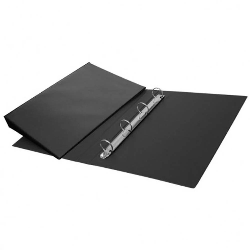 Fichario De Pvc Preto Oficio Lombo 4Cm Dac - imagem 4
