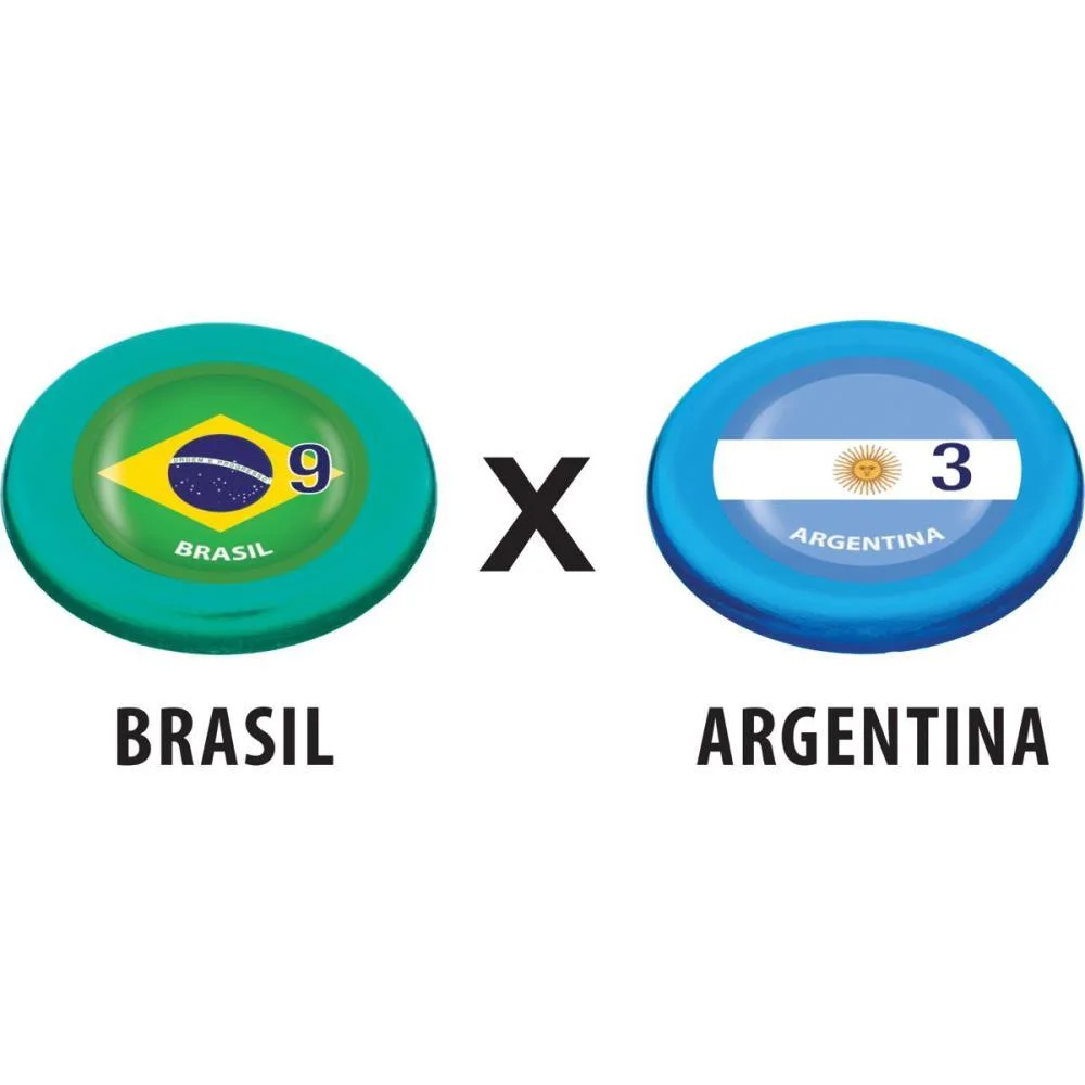 Futebol De Botao Brasil X Argentina Gulliver - imagem 5