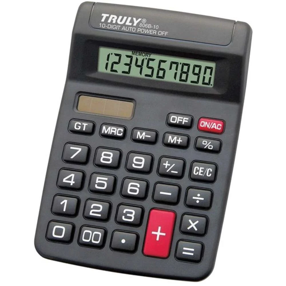 Calculadora De Mesa 10 Dig. Trully Pr Mod.806B-10 Procalc - imagem 2