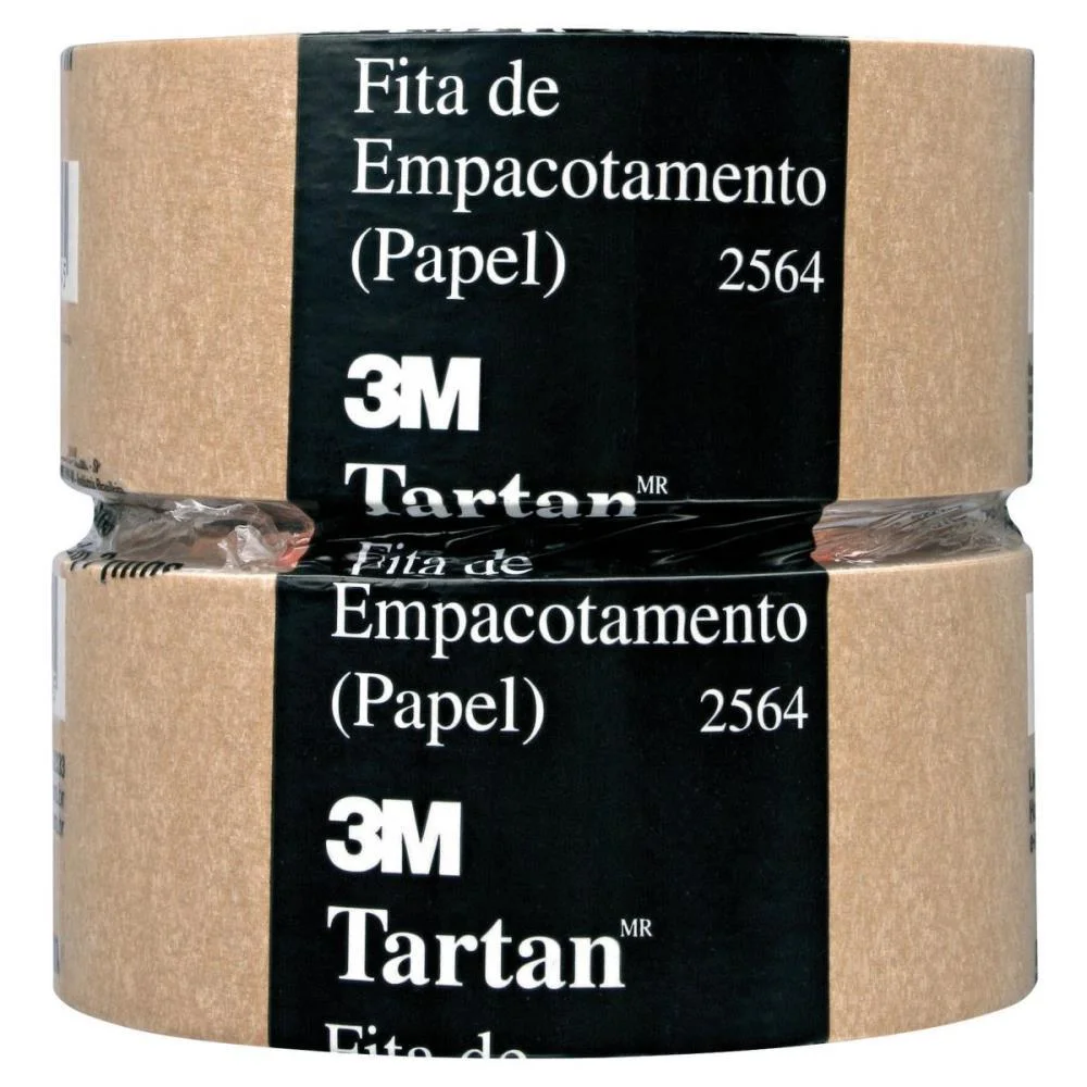Fita Para Empacotamento Papel Crepado 2564 45Mmx50M 3M (Pct.c/06) - imagem 3