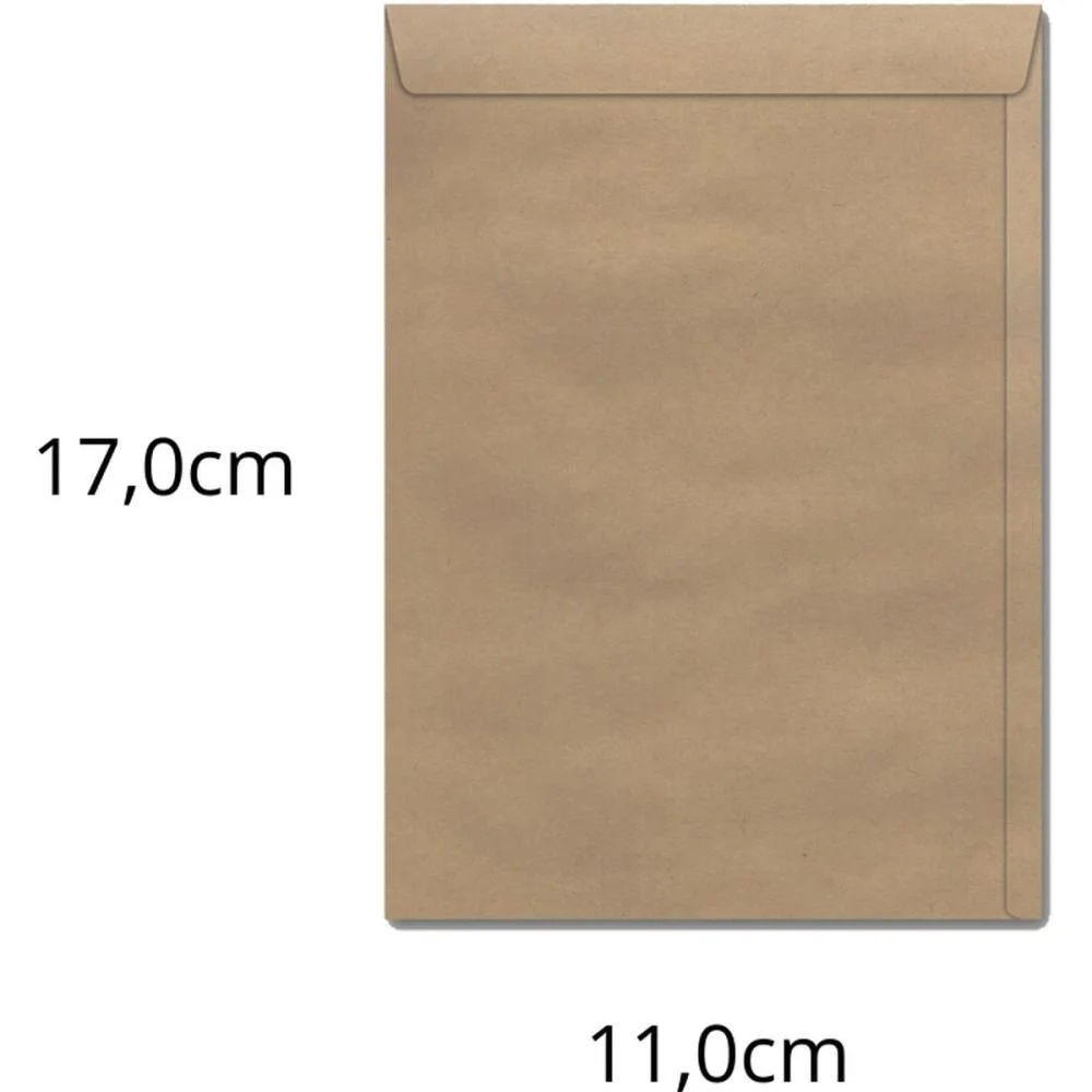 Envelope Saco Natural 110X170 80G Skn017 Scrity (Cx.c/250) - imagem 2