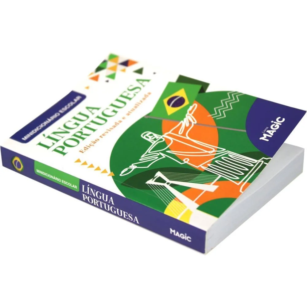 Dicionario Mini Portugues Portugues Nova Ortografia 352P Magic Kids - imagem 4