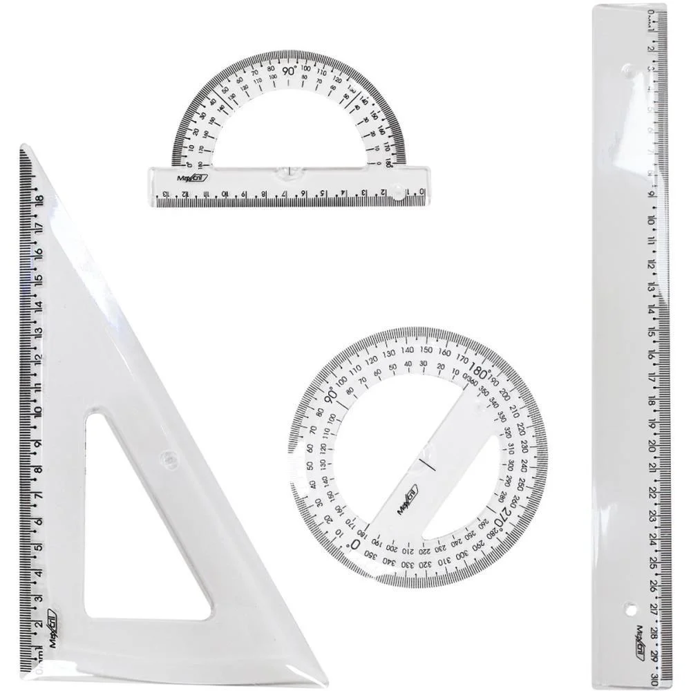 Conjunto Para Desenho New Line Cristal 2 Grau Maxcril (Blister) - imagem 2