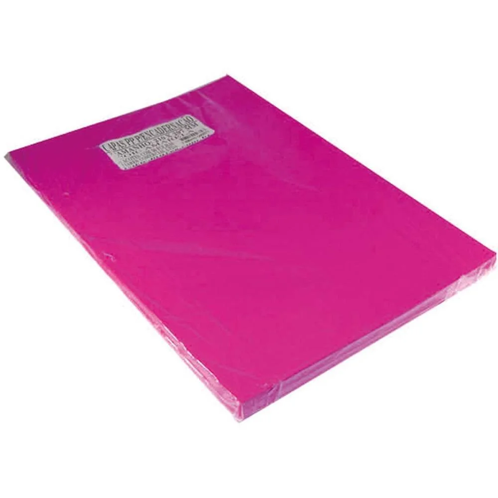 Contra Capa Encadernacao A4 Rosa Fosco (0,30) Mares (Pct.c/50) - imagem 4