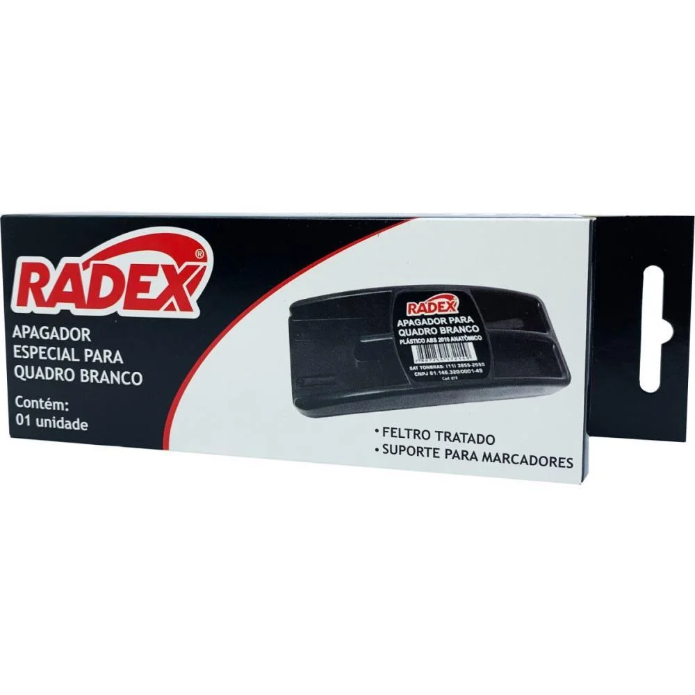 Apagador Quadro Branco Asuper Base De Plastico Radex - imagem 5