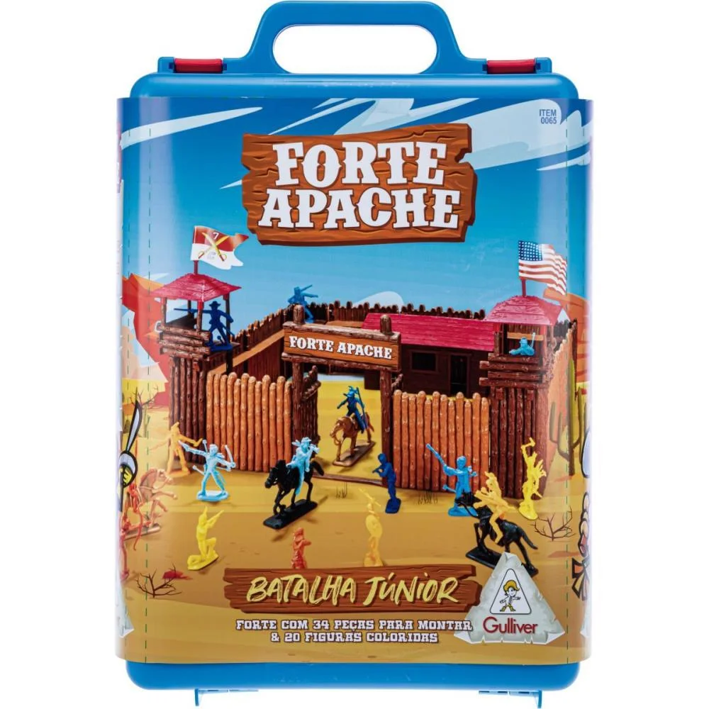 Miniatura Colecionavel Forte Apache Batalha Junior Gulliver - imagem 3