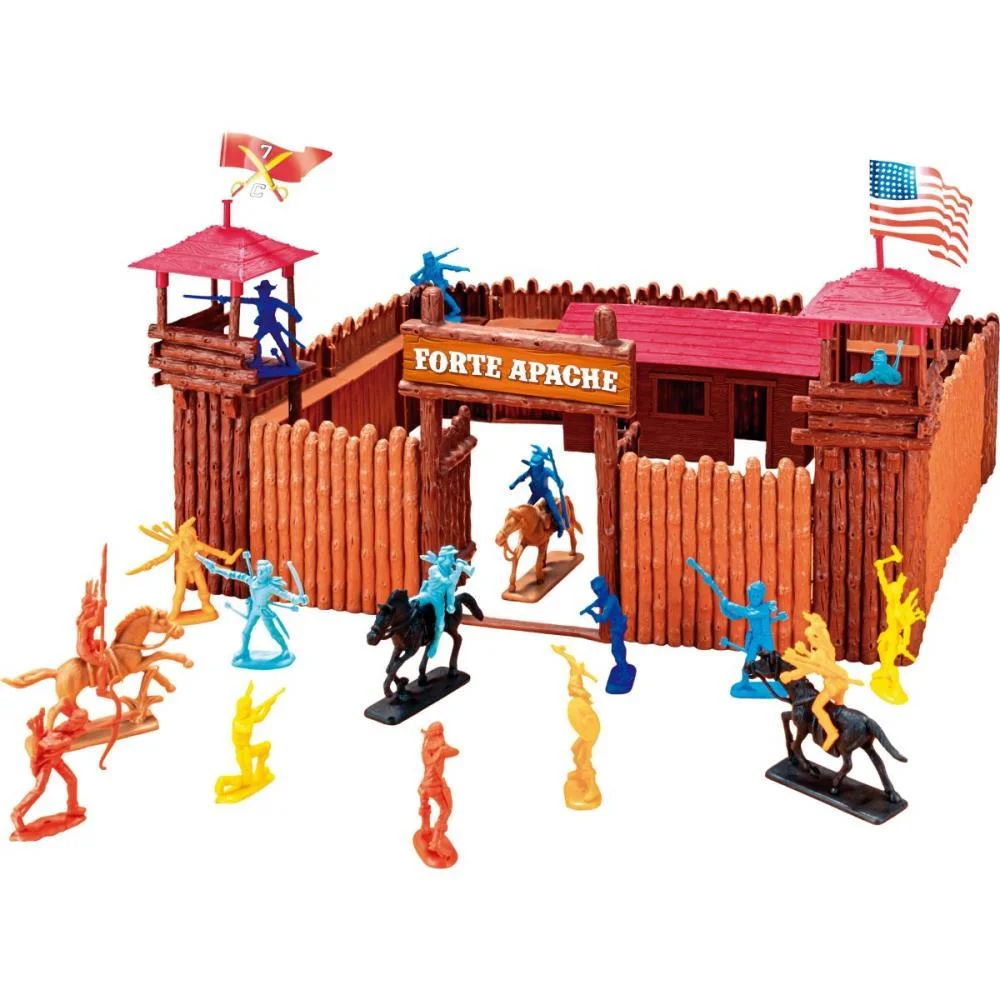 Miniatura Colecionavel Forte Apache Batalha Junior Gulliver - imagem 4