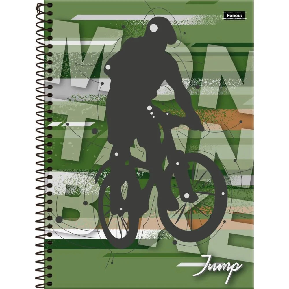 Caderno 15X1 Capa Dura Jump 300 Folhas Foroni (Pct.c/02) - imagem 2