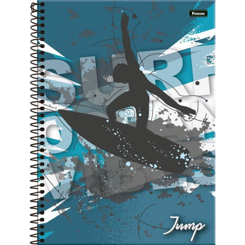 Caderno 15X1 Capa Dura Jump 300 Folhas Foroni (Pct.c/02) - imagem 5
