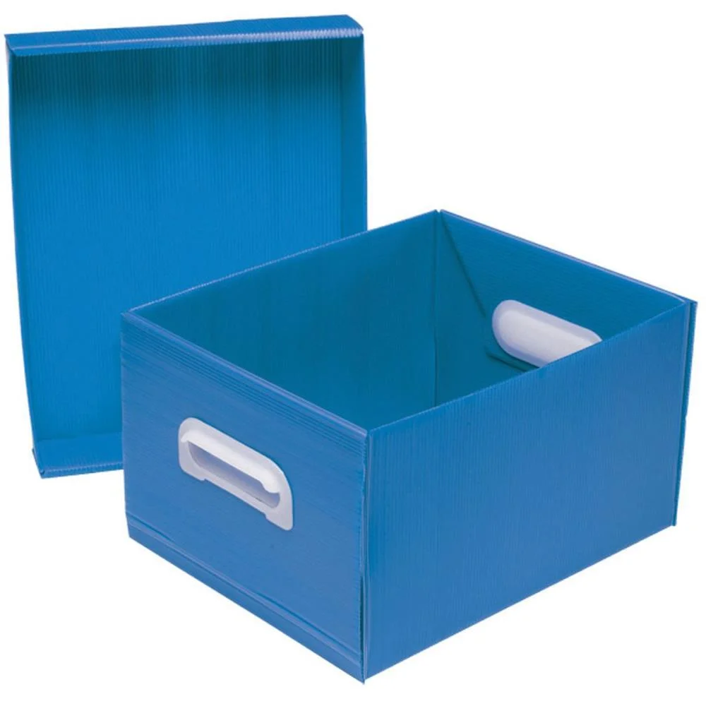 Caixa Organizadora The Best Box M 370X280X212 Az Polibras - imagem 3