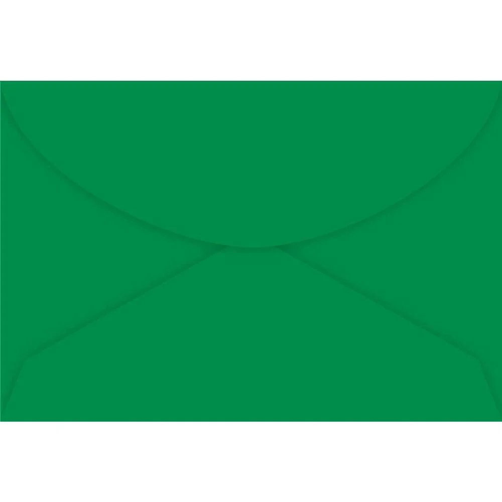 Envelope Colorido Visita Verde Escuro Color Plus 80G. Foroni (Cx.c/100) - imagem 2