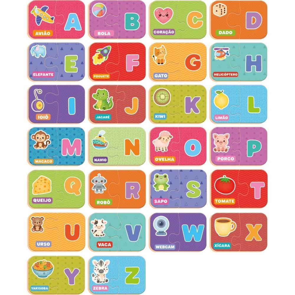 Brinquedo Educativo Be A Ba Descobrindo Alfabeto Nig Brinquedos - imagem 5