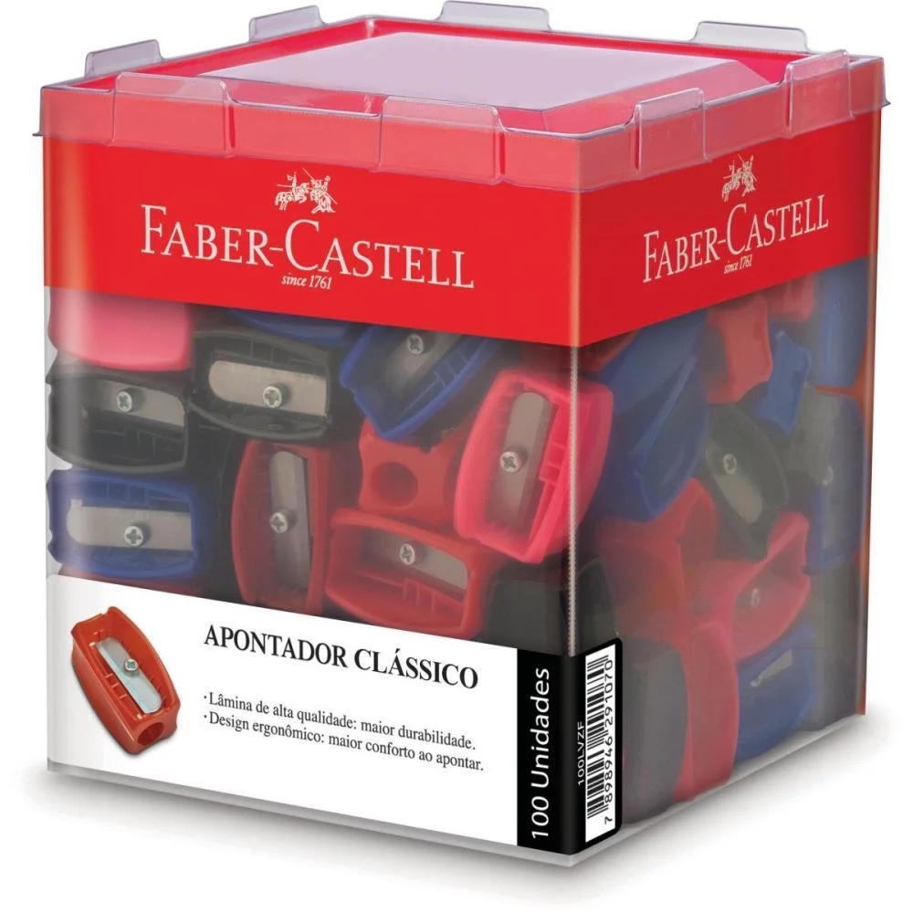 Apontador Sem Deposito Simples Classico Faber-Castell (Dp.c/100) - imagem 2